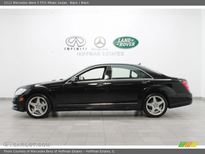Black / Black 2011 Mercedes-Benz S 550 4Matic Sedan