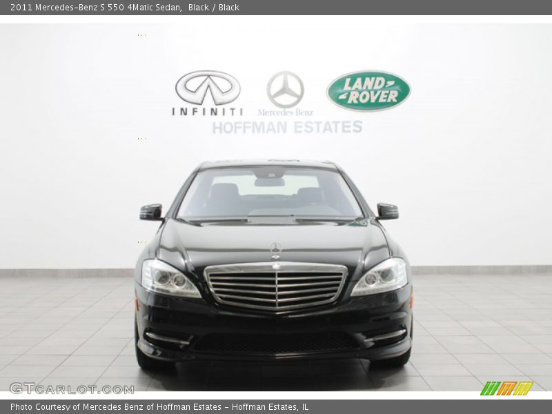 Black / Black 2011 Mercedes-Benz S 550 4Matic Sedan