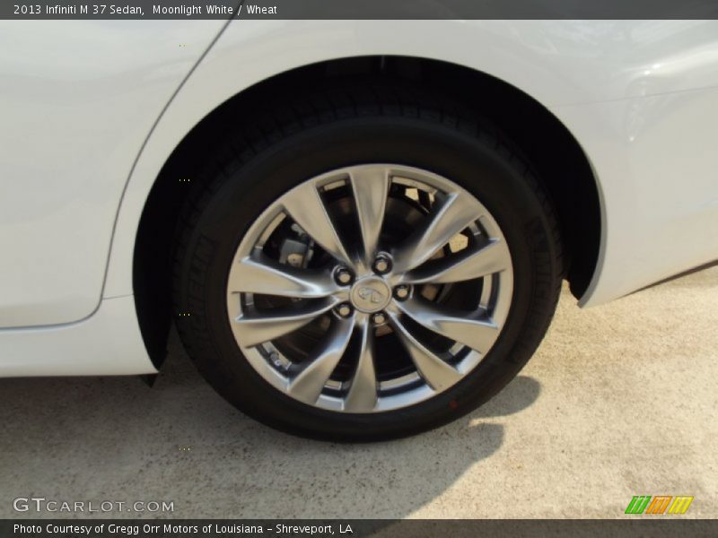 Moonlight White / Wheat 2013 Infiniti M 37 Sedan