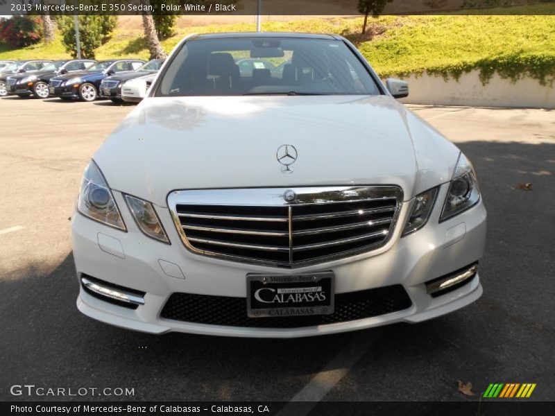 Polar White / Black 2013 Mercedes-Benz E 350 Sedan
