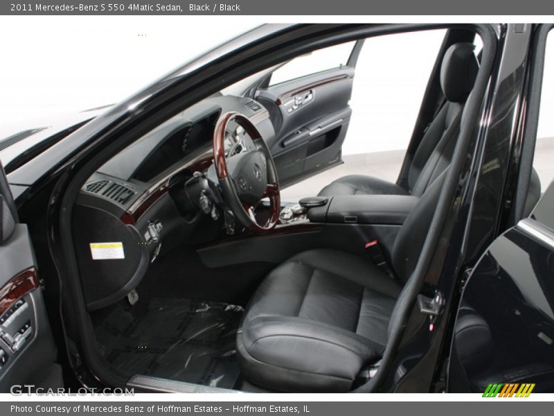 Black / Black 2011 Mercedes-Benz S 550 4Matic Sedan