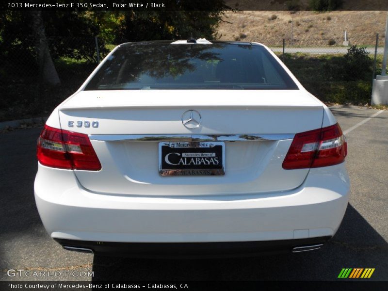 Polar White / Black 2013 Mercedes-Benz E 350 Sedan