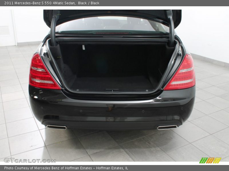 Black / Black 2011 Mercedes-Benz S 550 4Matic Sedan