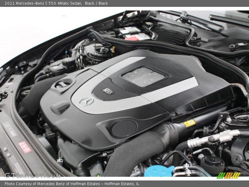 Black / Black 2011 Mercedes-Benz S 550 4Matic Sedan