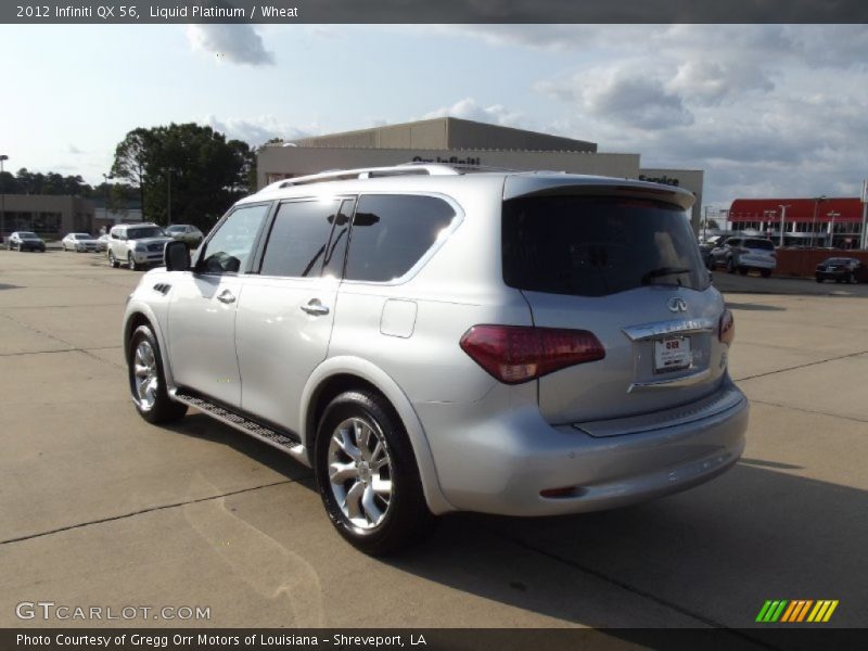 Liquid Platinum / Wheat 2012 Infiniti QX 56