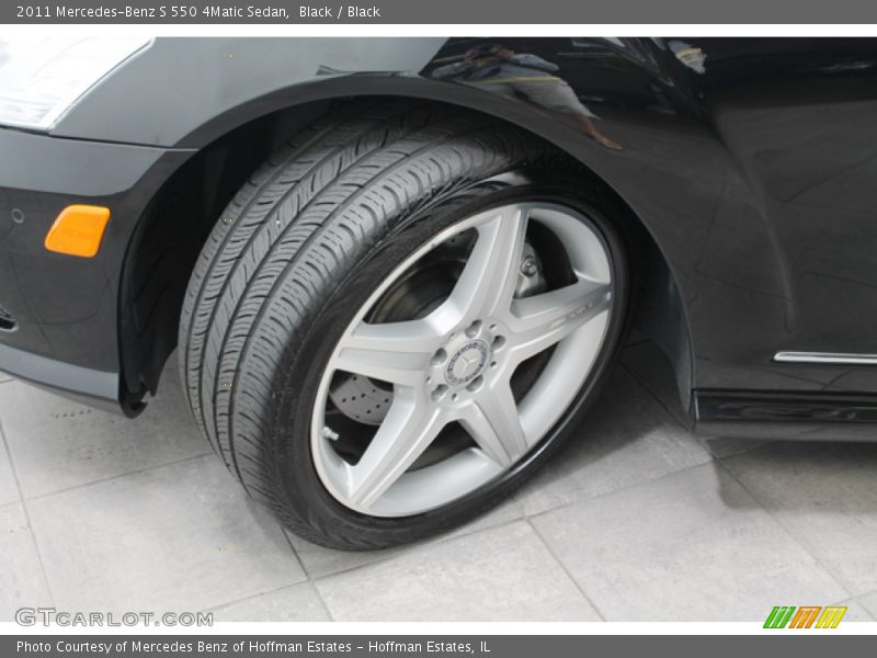 Black / Black 2011 Mercedes-Benz S 550 4Matic Sedan