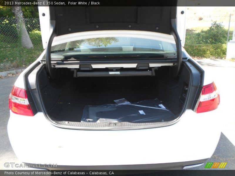Polar White / Black 2013 Mercedes-Benz E 350 Sedan