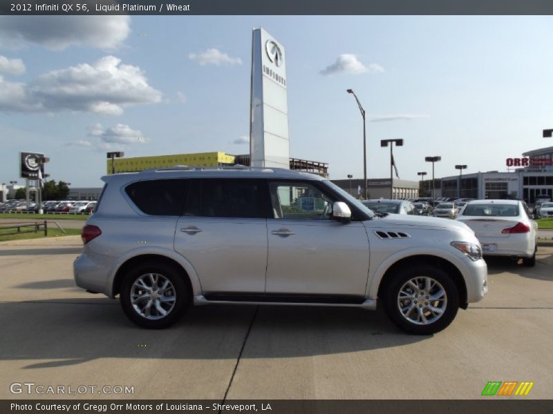 Liquid Platinum / Wheat 2012 Infiniti QX 56