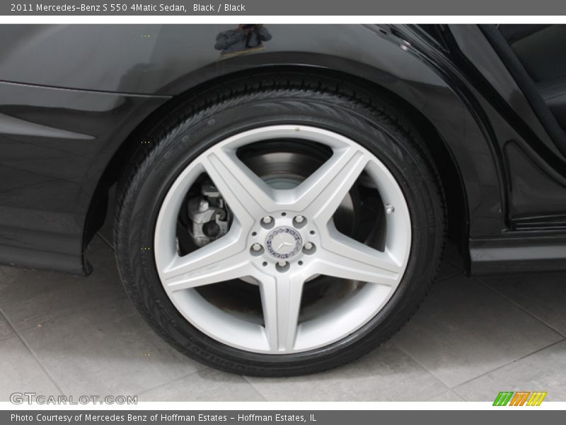Black / Black 2011 Mercedes-Benz S 550 4Matic Sedan