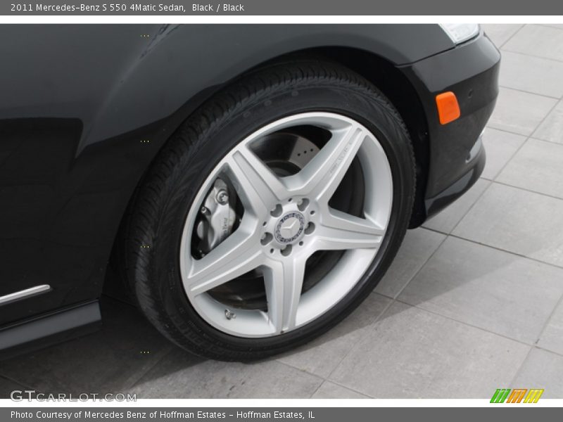 Black / Black 2011 Mercedes-Benz S 550 4Matic Sedan
