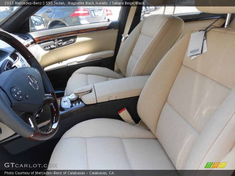 Magnetite Black Metallic / Sahara Beige/Black 2013 Mercedes-Benz S 550 Sedan
