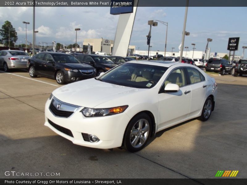 Bellanova White Pearl / Parchment 2012 Acura TSX Technology Sedan