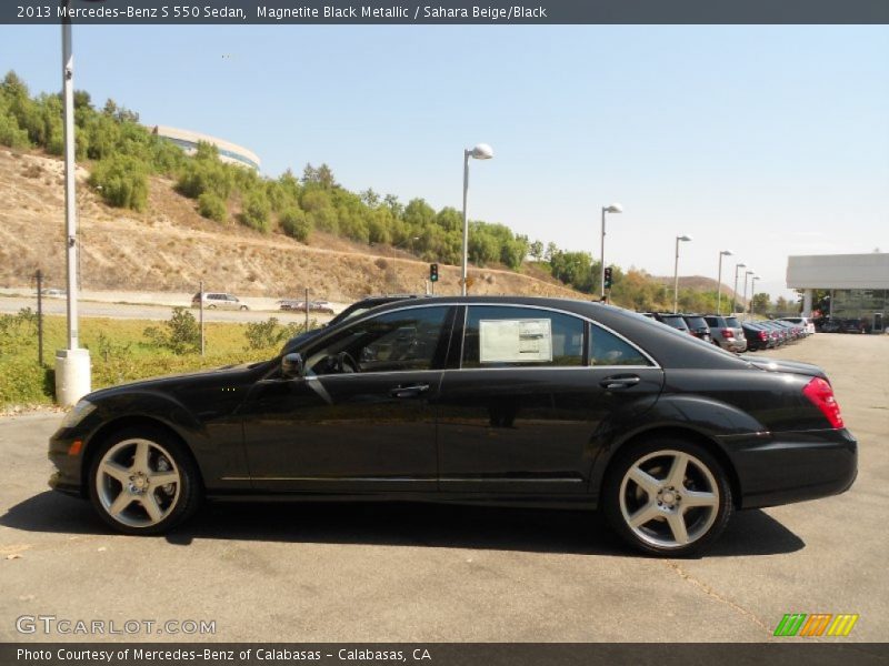 Magnetite Black Metallic / Sahara Beige/Black 2013 Mercedes-Benz S 550 Sedan