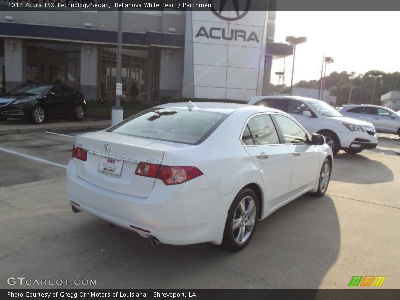 Bellanova White Pearl / Parchment 2012 Acura TSX Technology Sedan