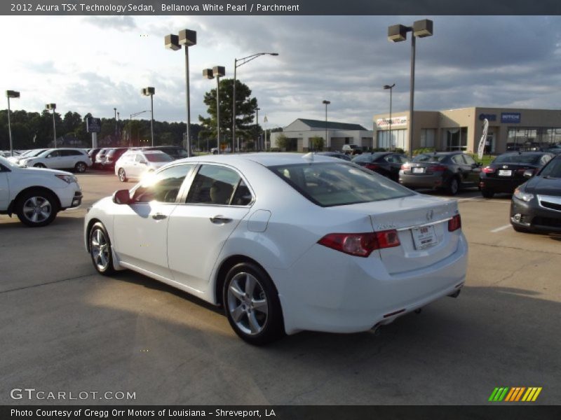 Bellanova White Pearl / Parchment 2012 Acura TSX Technology Sedan