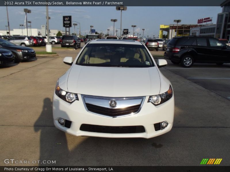Bellanova White Pearl / Parchment 2012 Acura TSX Technology Sedan
