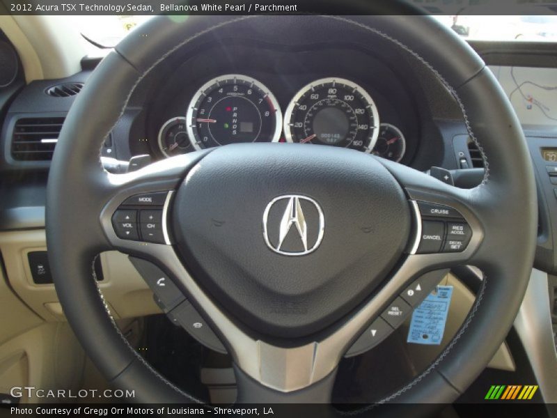 Bellanova White Pearl / Parchment 2012 Acura TSX Technology Sedan