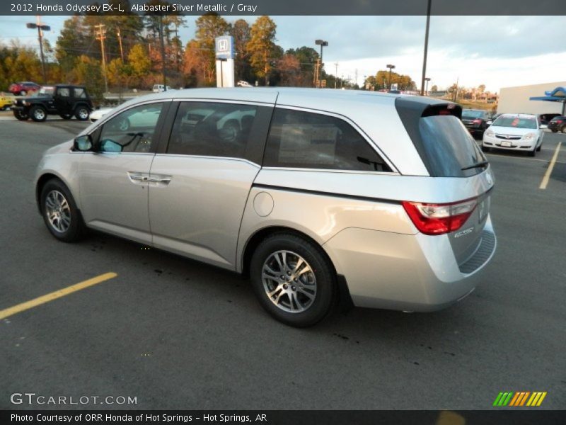 Alabaster Silver Metallic / Gray 2012 Honda Odyssey EX-L
