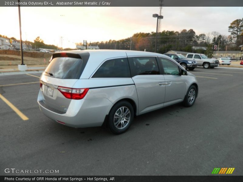 Alabaster Silver Metallic / Gray 2012 Honda Odyssey EX-L