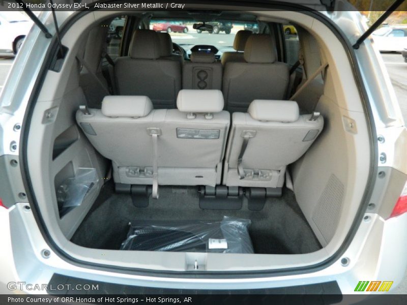 Alabaster Silver Metallic / Gray 2012 Honda Odyssey EX-L