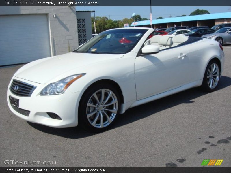 Moonlight White / Wheat 2010 Infiniti G 37 Convertible