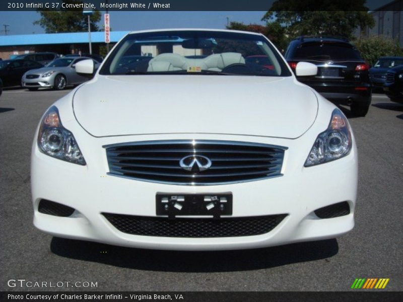Moonlight White / Wheat 2010 Infiniti G 37 Convertible