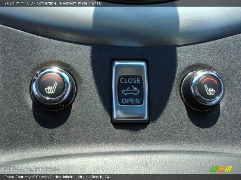 Moonlight White / Wheat 2010 Infiniti G 37 Convertible