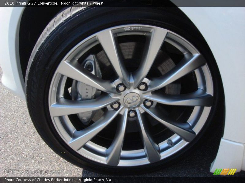 Moonlight White / Wheat 2010 Infiniti G 37 Convertible