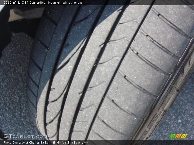 Moonlight White / Wheat 2010 Infiniti G 37 Convertible