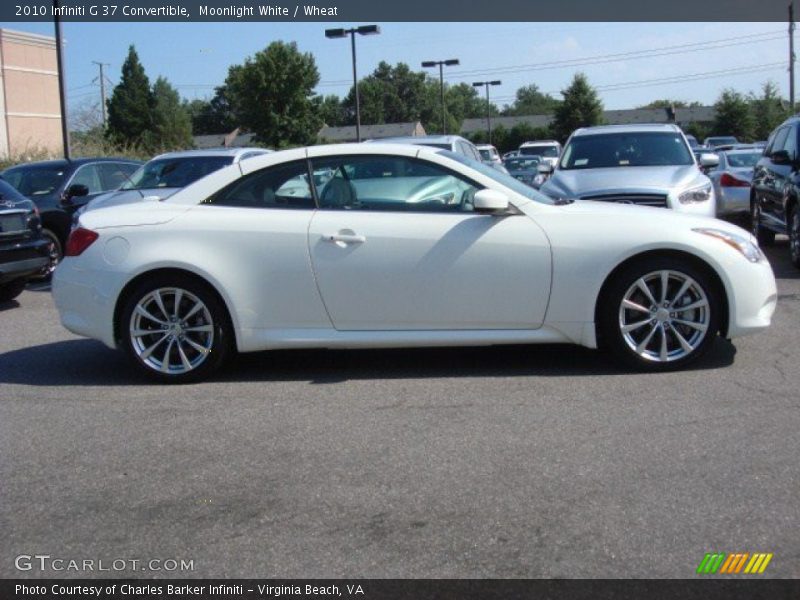 Moonlight White / Wheat 2010 Infiniti G 37 Convertible
