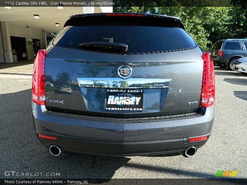 Gray Flannel Metallic / Ebony/Ebony 2012 Cadillac SRX FWD