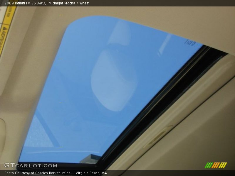Sunroof of 2009 FX 35 AWD