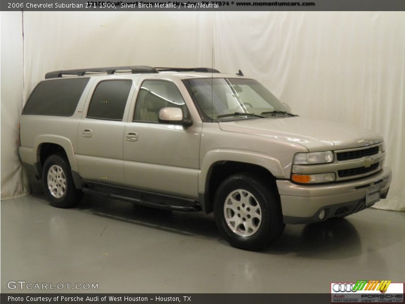 Silver Birch Metallic / Tan/Neutral 2006 Chevrolet Suburban Z71 1500