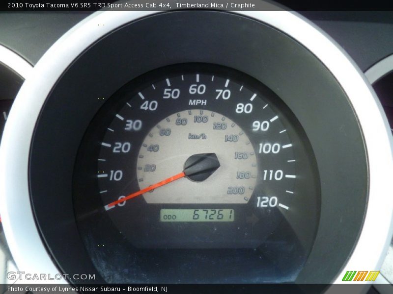 Timberland Mica / Graphite 2010 Toyota Tacoma V6 SR5 TRD Sport Access Cab 4x4