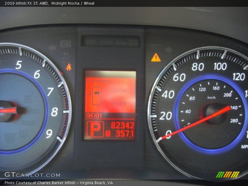 Midnight Mocha / Wheat 2009 Infiniti FX 35 AWD