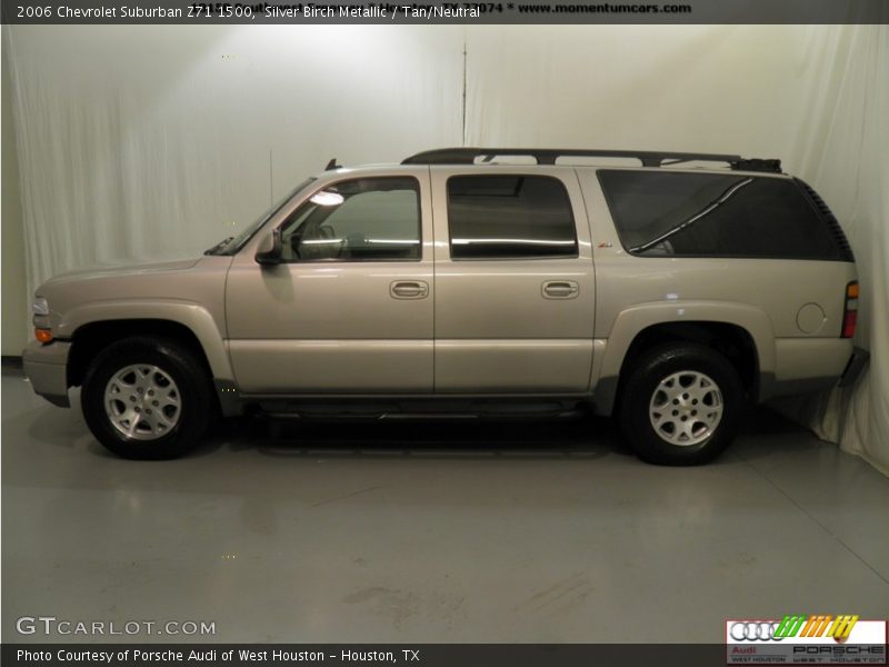 Silver Birch Metallic / Tan/Neutral 2006 Chevrolet Suburban Z71 1500