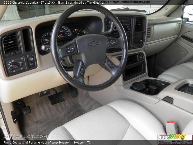 Silver Birch Metallic / Tan/Neutral 2006 Chevrolet Suburban Z71 1500