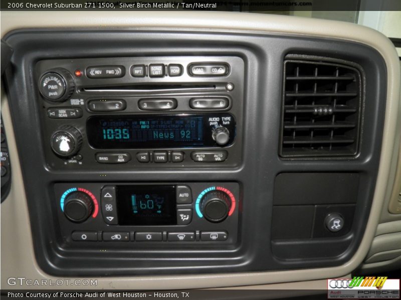 Silver Birch Metallic / Tan/Neutral 2006 Chevrolet Suburban Z71 1500