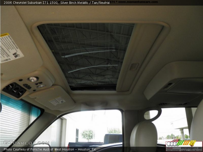 Silver Birch Metallic / Tan/Neutral 2006 Chevrolet Suburban Z71 1500