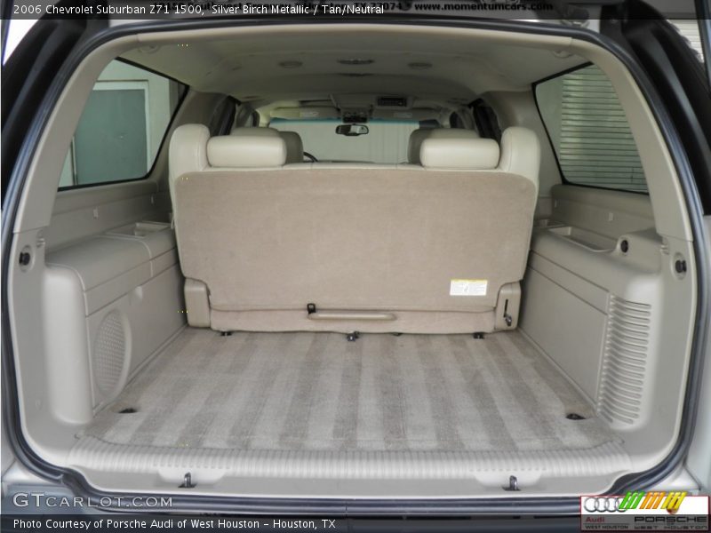 Silver Birch Metallic / Tan/Neutral 2006 Chevrolet Suburban Z71 1500