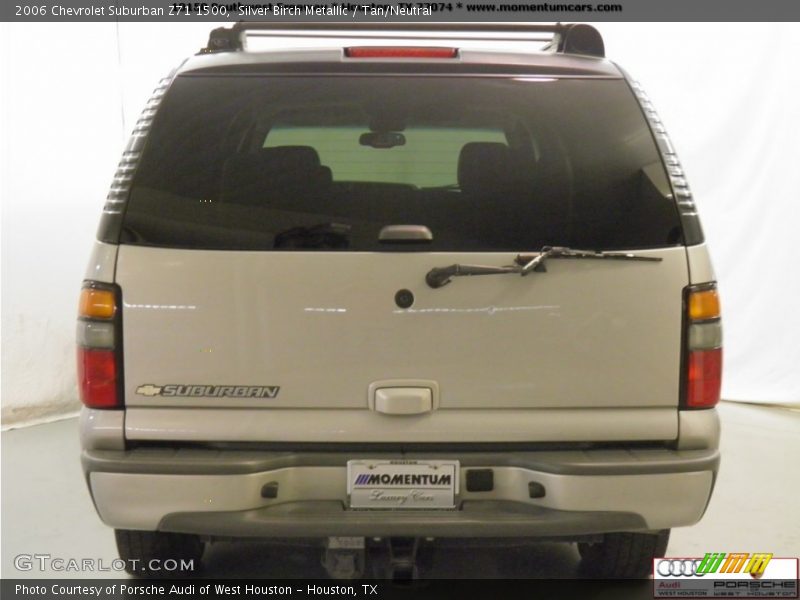 Silver Birch Metallic / Tan/Neutral 2006 Chevrolet Suburban Z71 1500