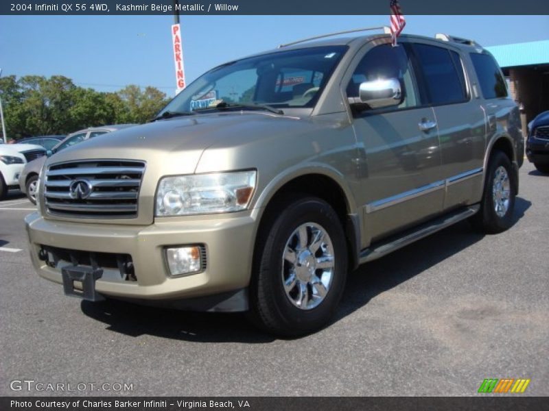 Kashmir Beige Metallic / Willow 2004 Infiniti QX 56 4WD