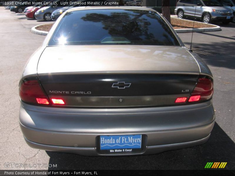 Light Driftwood Metallic / Graphite 1998 Chevrolet Monte Carlo LS