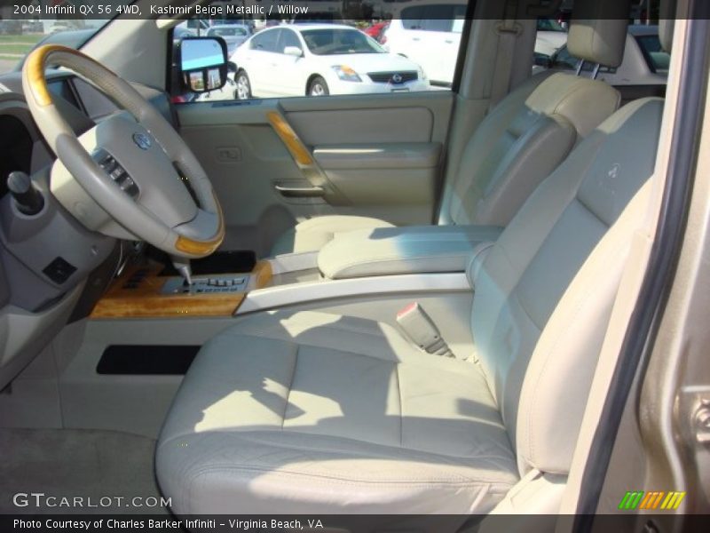 Kashmir Beige Metallic / Willow 2004 Infiniti QX 56 4WD