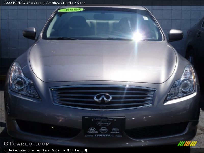 Amethyst Graphite / Stone 2009 Infiniti G 37 x Coupe