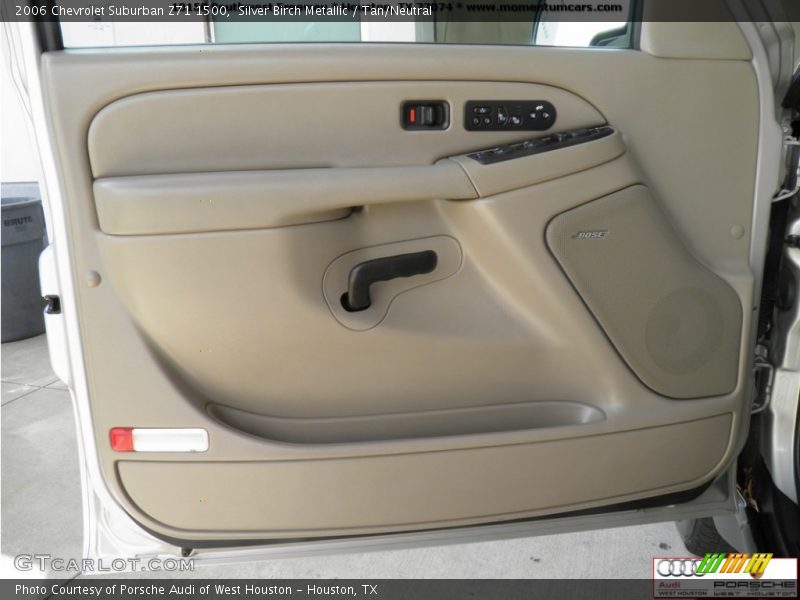 Silver Birch Metallic / Tan/Neutral 2006 Chevrolet Suburban Z71 1500