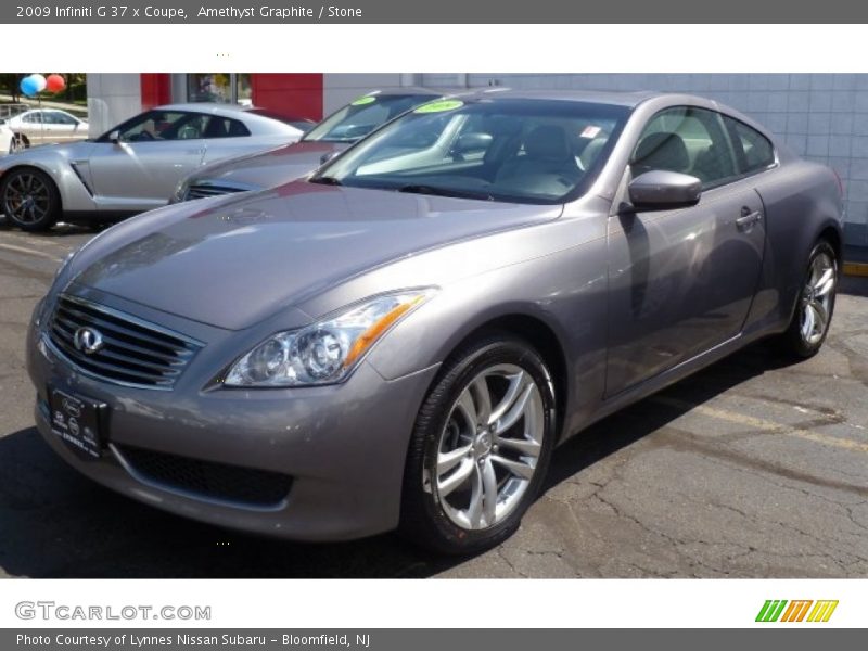 Amethyst Graphite / Stone 2009 Infiniti G 37 x Coupe