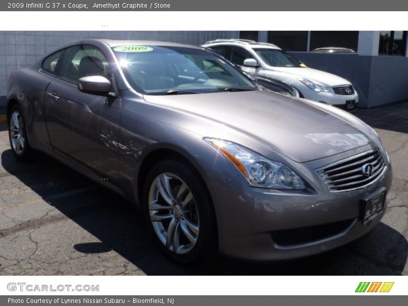 Amethyst Graphite / Stone 2009 Infiniti G 37 x Coupe