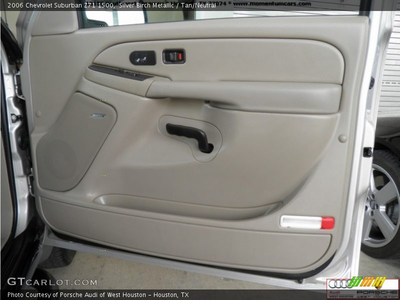 Silver Birch Metallic / Tan/Neutral 2006 Chevrolet Suburban Z71 1500