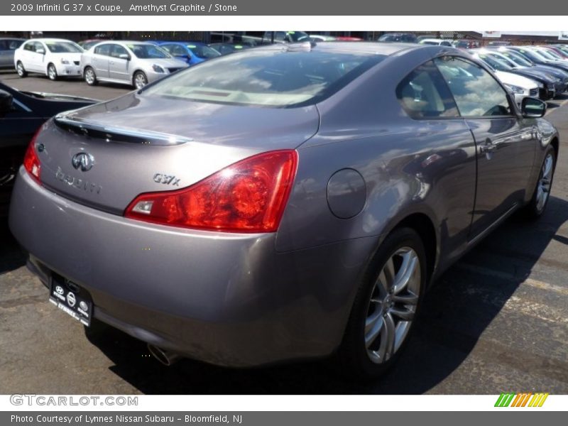 Amethyst Graphite / Stone 2009 Infiniti G 37 x Coupe